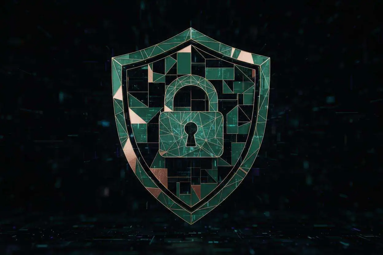 Digital privacy shield representing security and anonymity protection