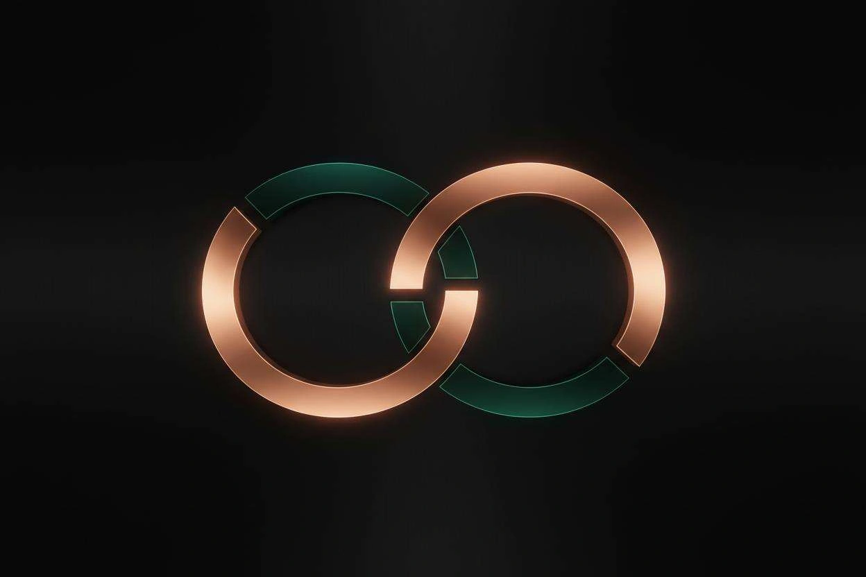 Abstract art representing trust and connection